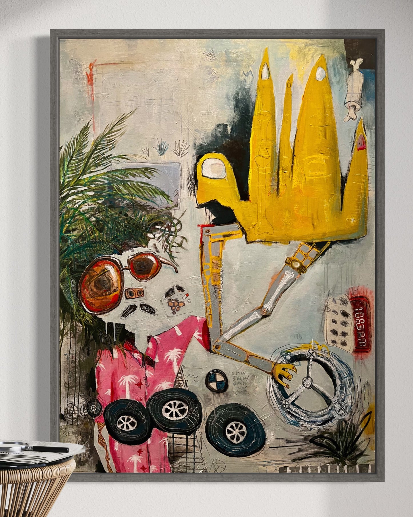 “Finally, a Portrait of My Father” (48 x 36 in)