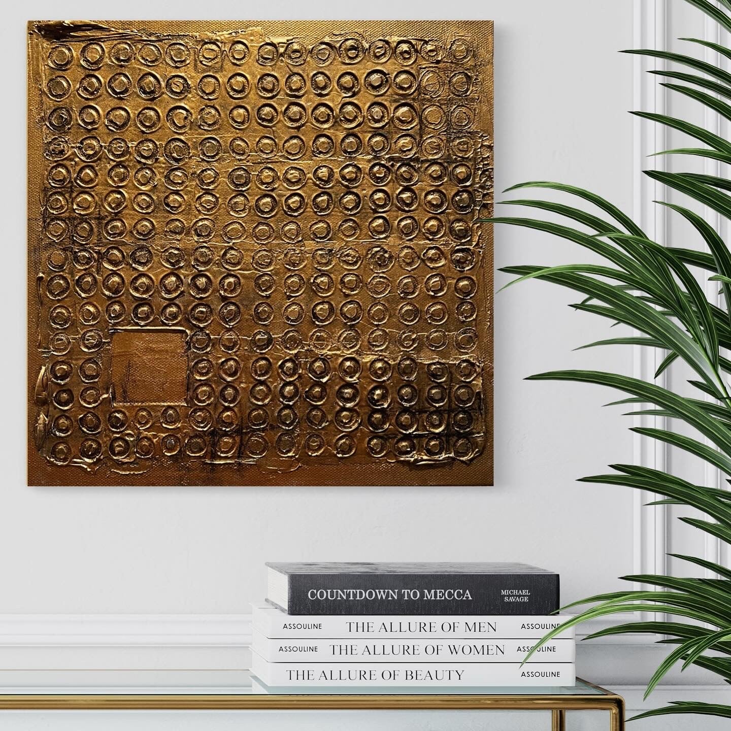 “Bronze Bomb” - (10 x 10 in)