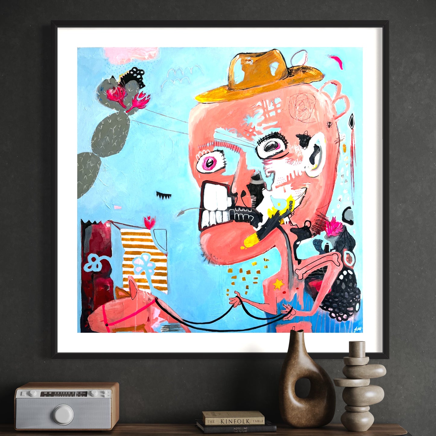 “Cowboy (gay)” Giclee Print (36 x 36 in)