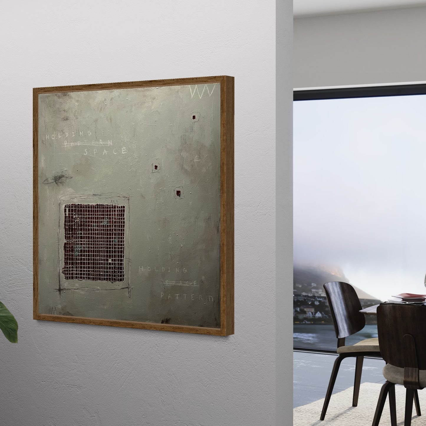 “Holding Space Holding Pattern" (36 x 36 in)