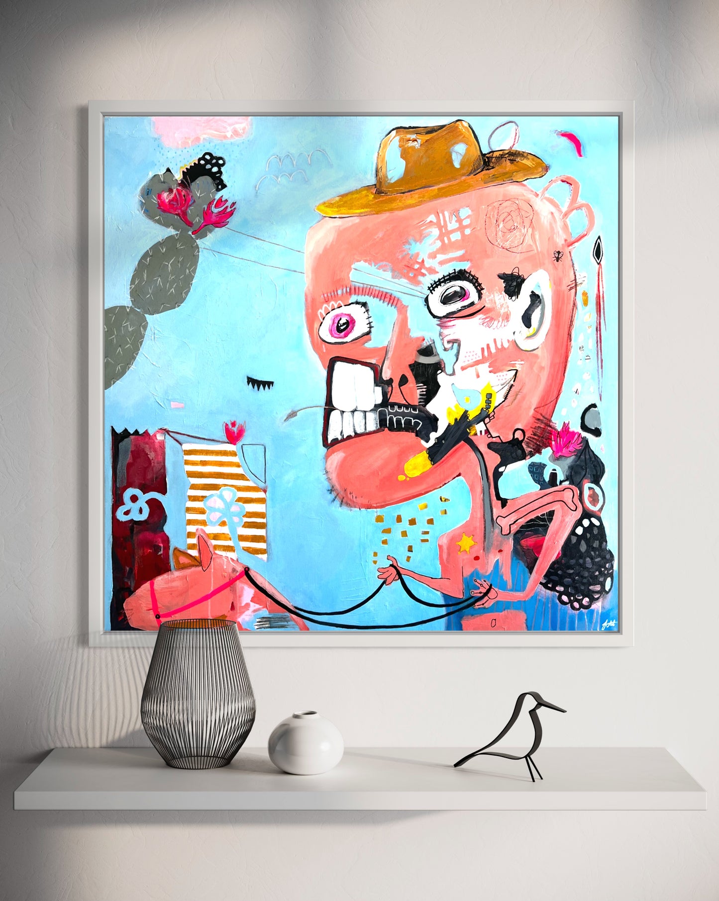 “Cowboy (gay)” Giclee Print (36 x 36 in)