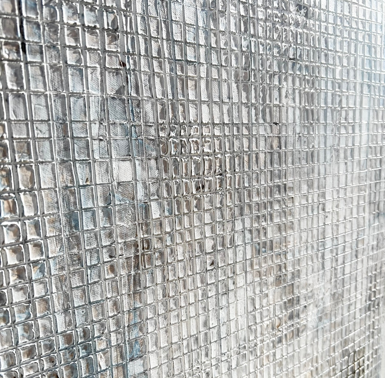 “Alabaster Oblongata” - (20 x 20 in)