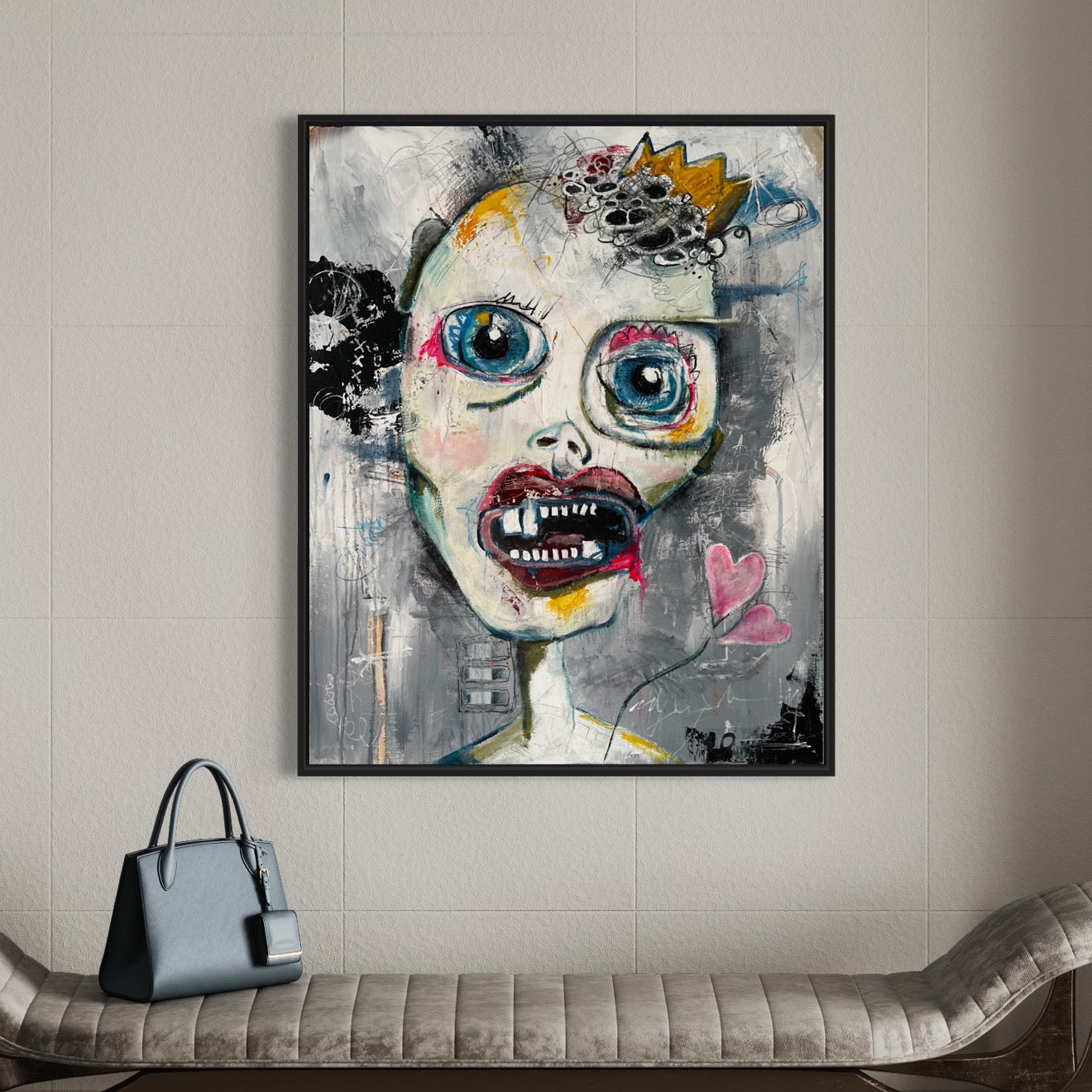 “I Could Be a Morning Person if I Wanted To" (30 x 24 in)