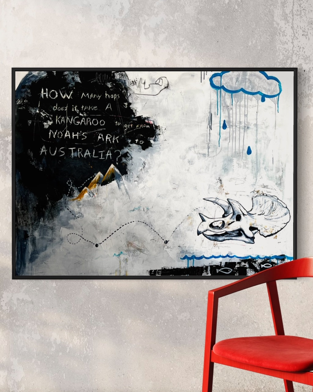 "How....?" Giclee Print (36 x 48 in)