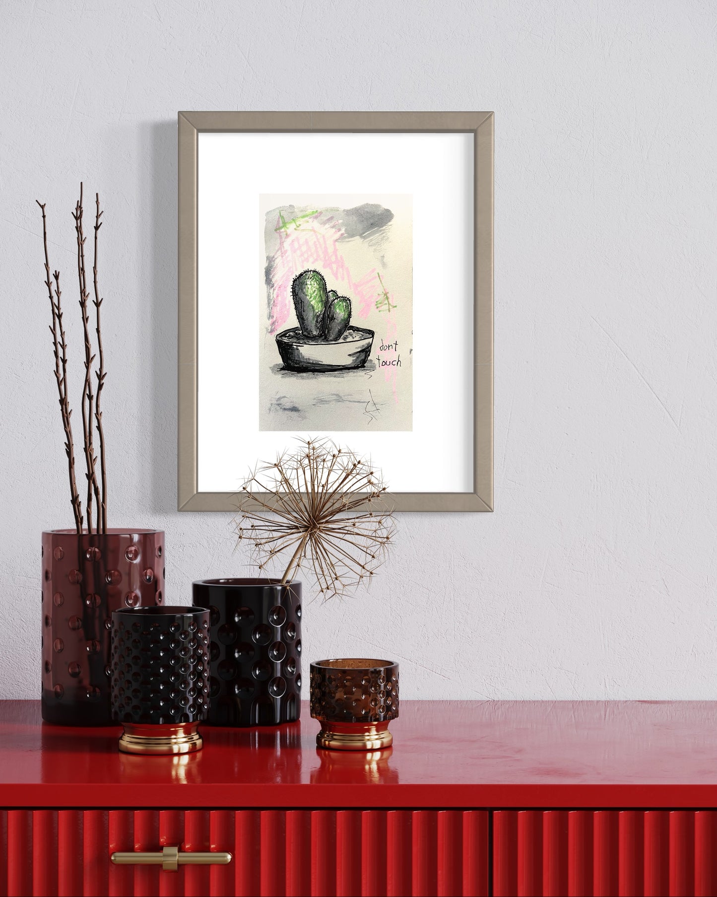 "Don't Touch" Giclee Print (5.5 x 8.5 in)