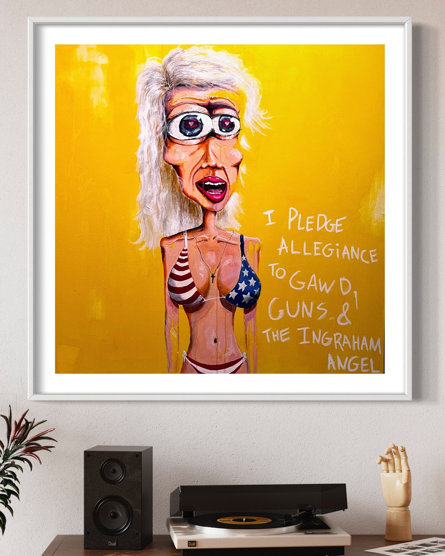 “Trisha : The Maneater” Giclee Print (36 x 36 in)