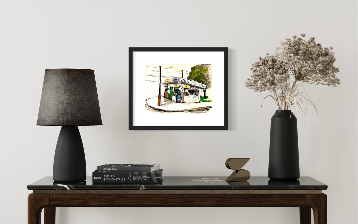 "Imaginary ATX: Corner Store" Giclee Print (9 x 12 in)