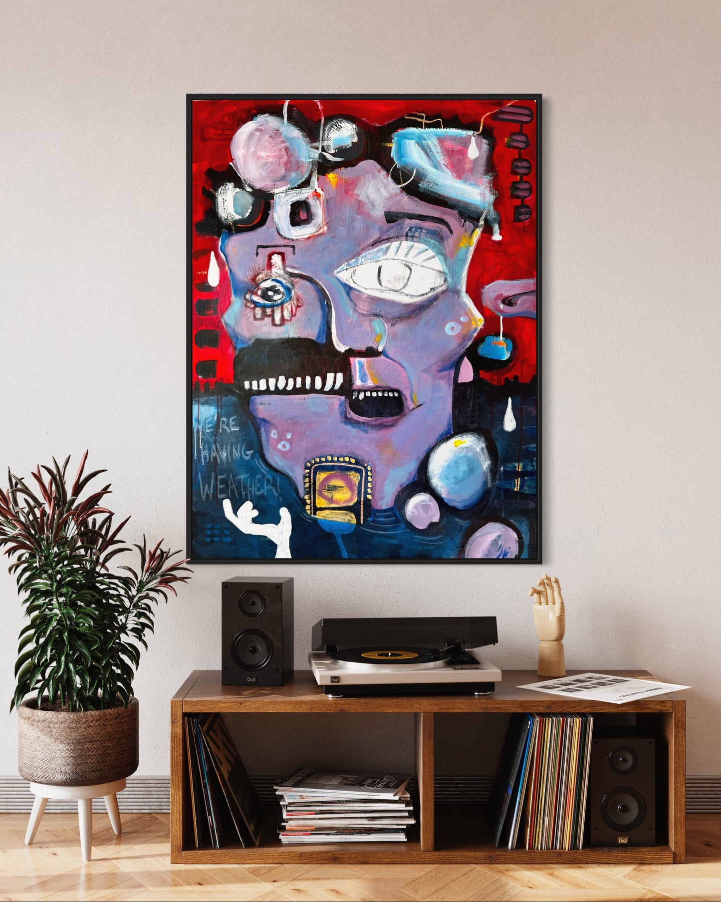 "We're Having Weather" Giclee Print (36 x 48 in)