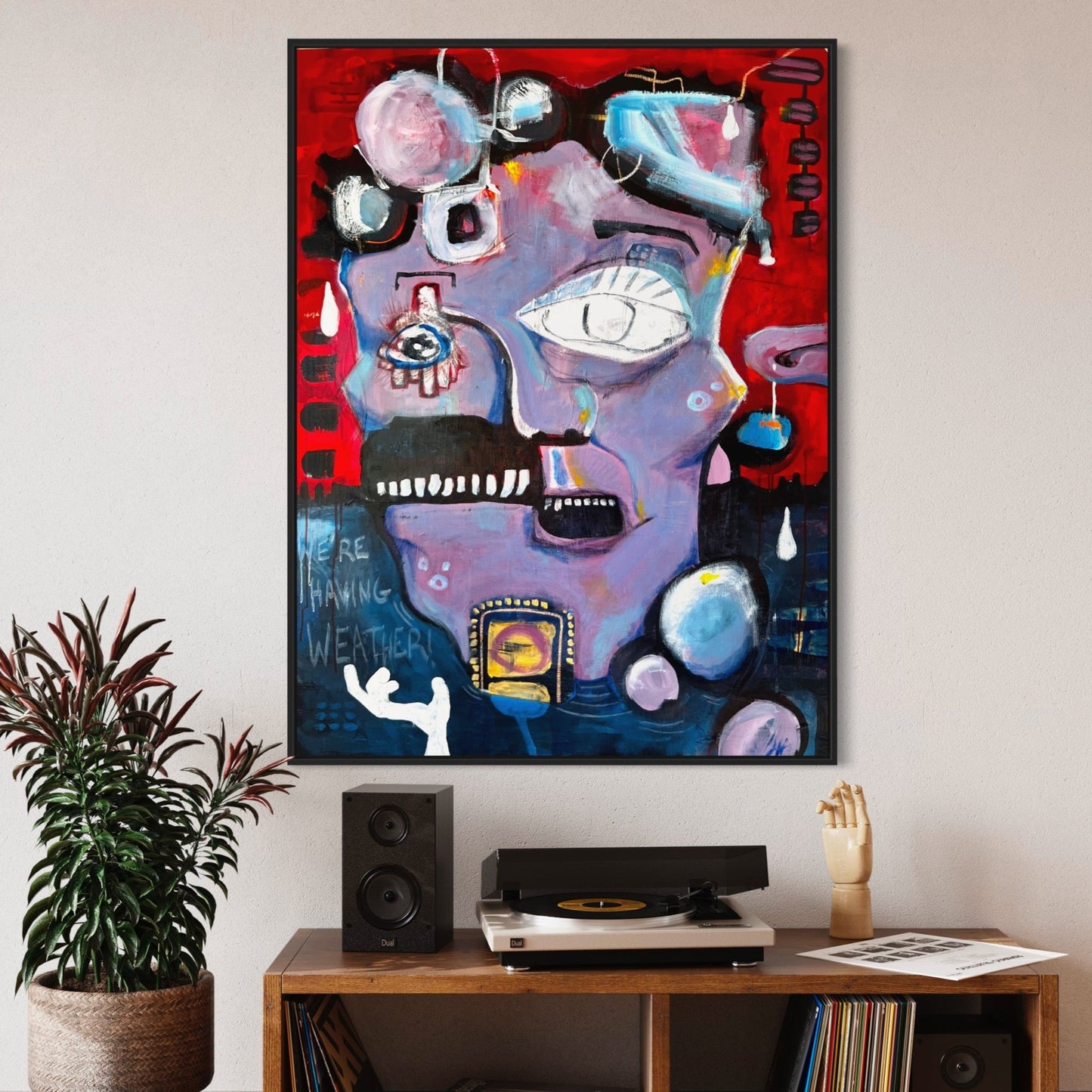 "We're Having Weather" (36 x 48 in)