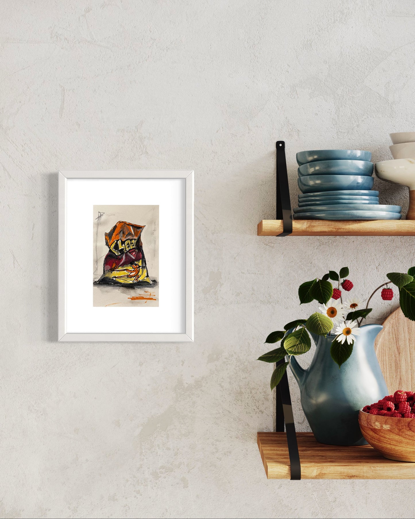 "Flamin' Hot" (5.5 x 8.5 in)