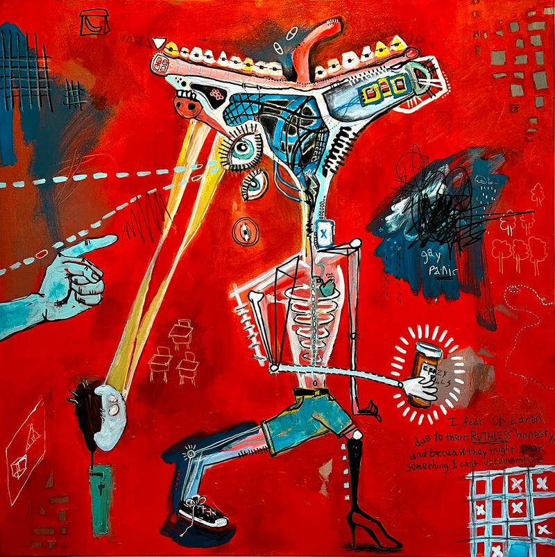 “Gay Panic” - (36 x 36 in)