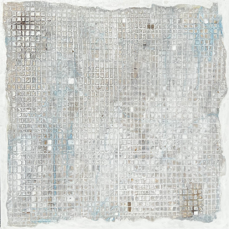 “Alabaster Oblongata” - (20 x 20 in)
