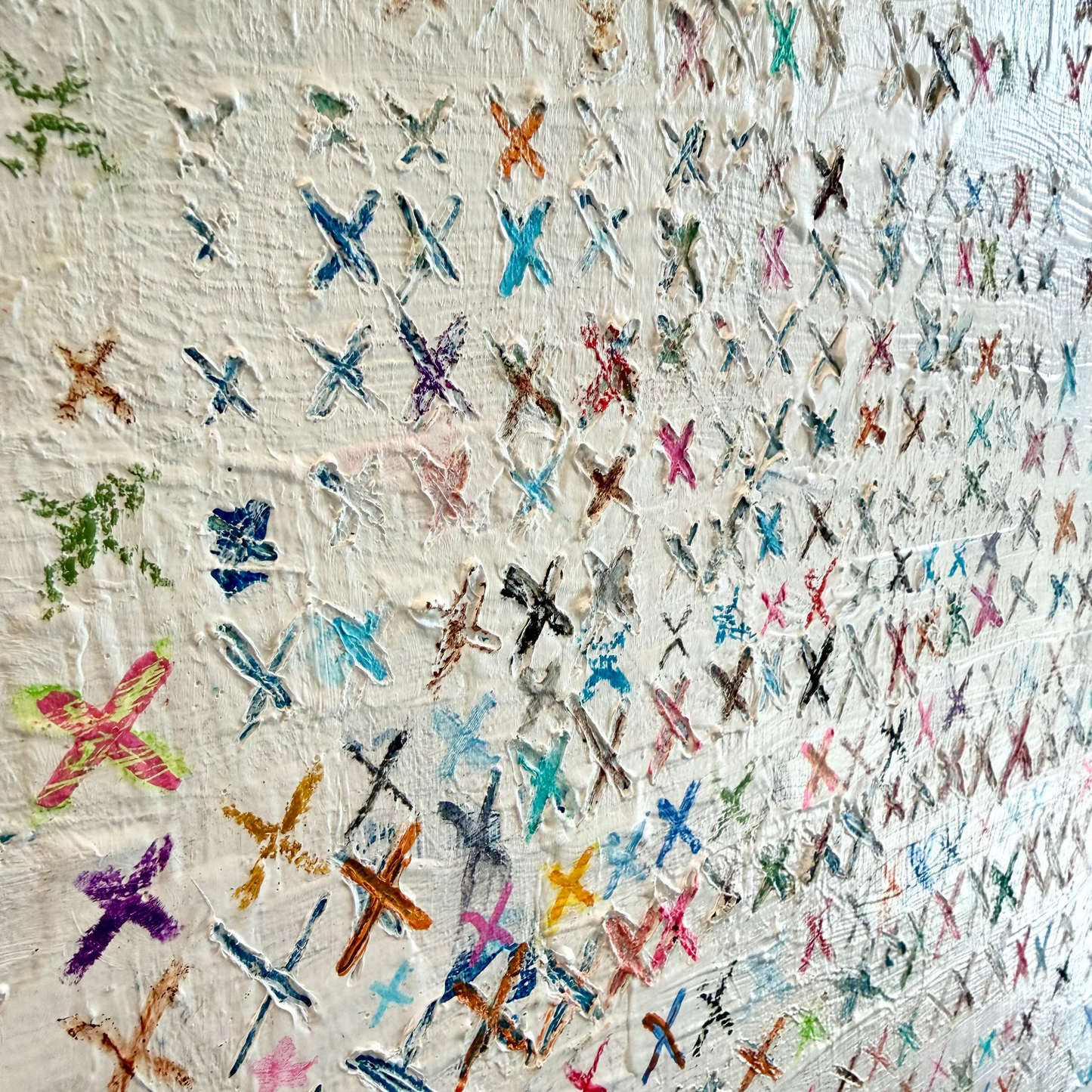 “Everything in Its Wrong Place" (36 x 36 in)