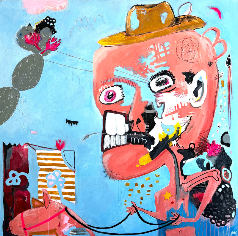 “Cowboy (gay)" (36 x 36 in)