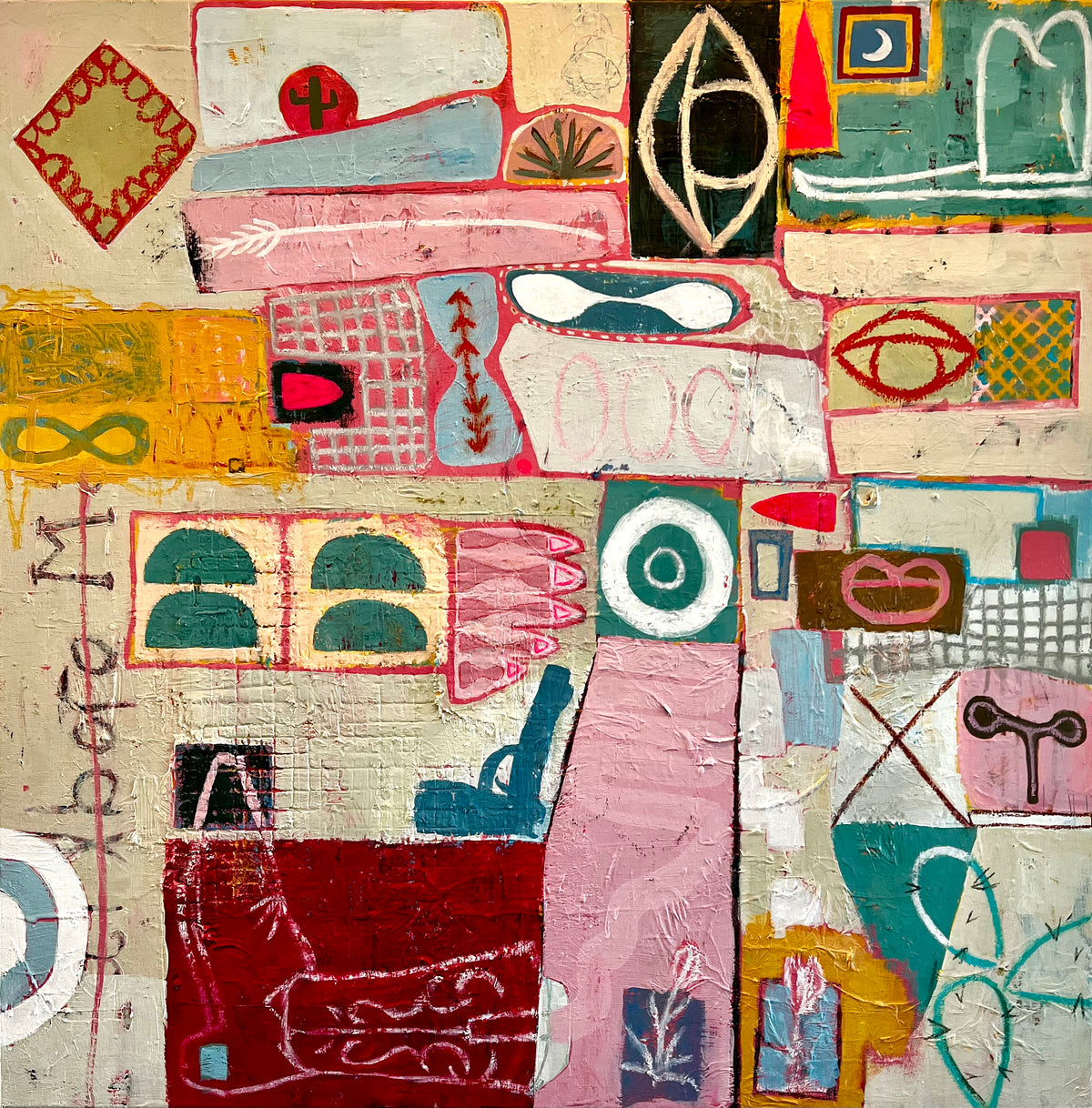 “Marlboro Man Shablam" (36 x 36 in)
