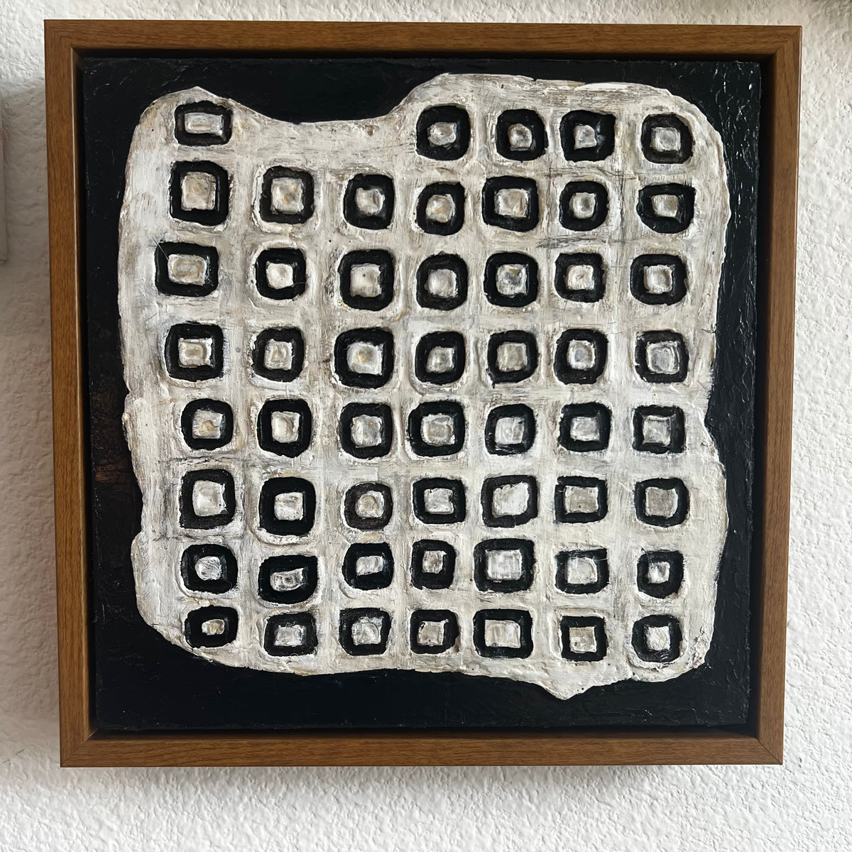 “Coordinates, framed” (8 x 8 in)