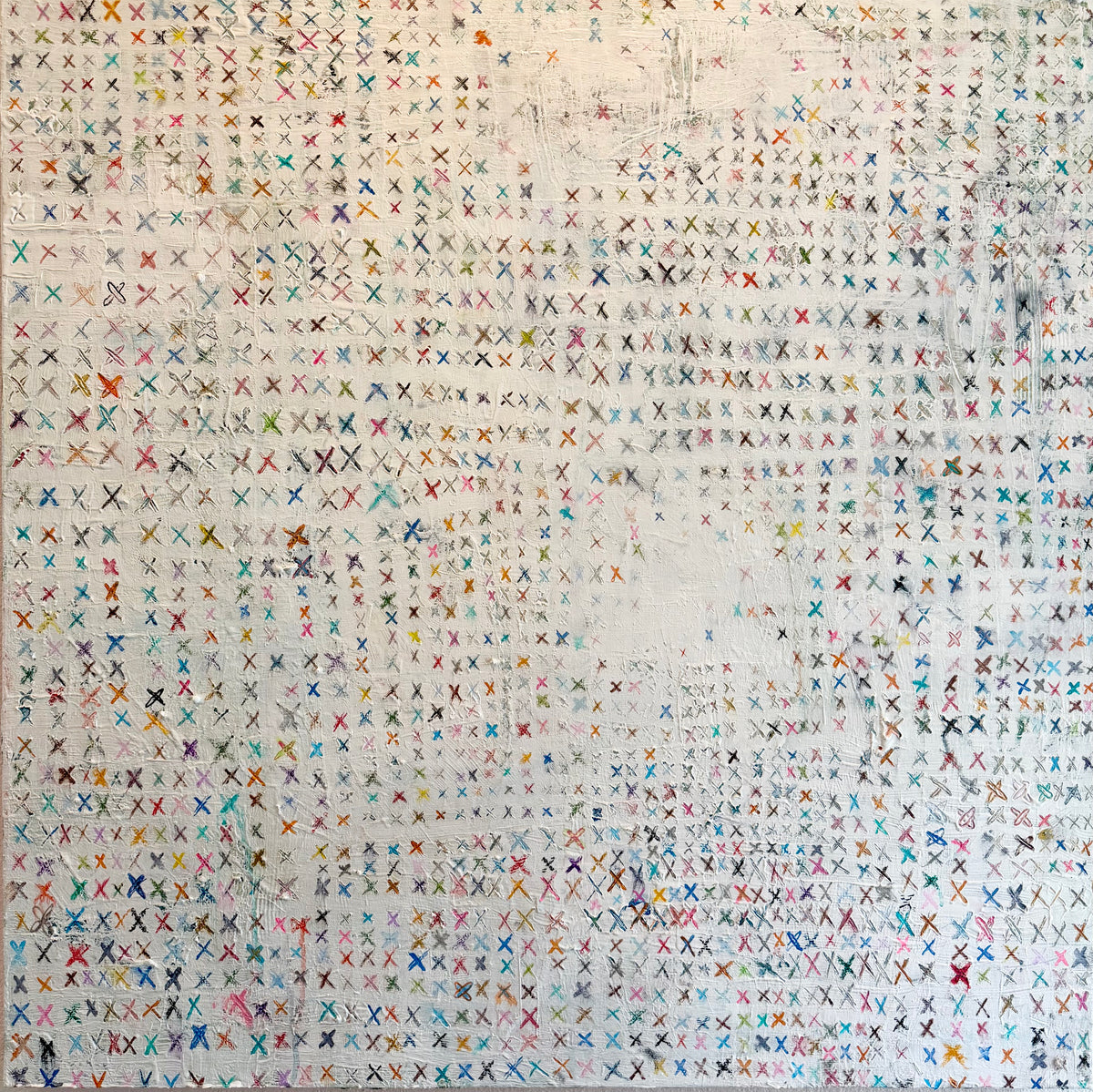 “Everything in Its Wrong Place" (36 x 36 in)