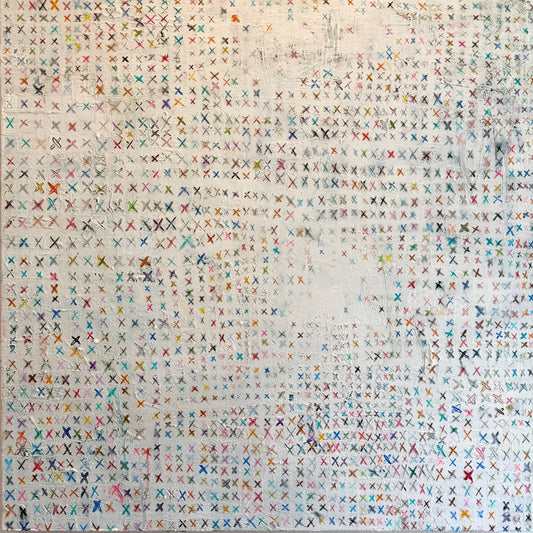 “Everything in Its Wrong Place" (36 x 36 in)