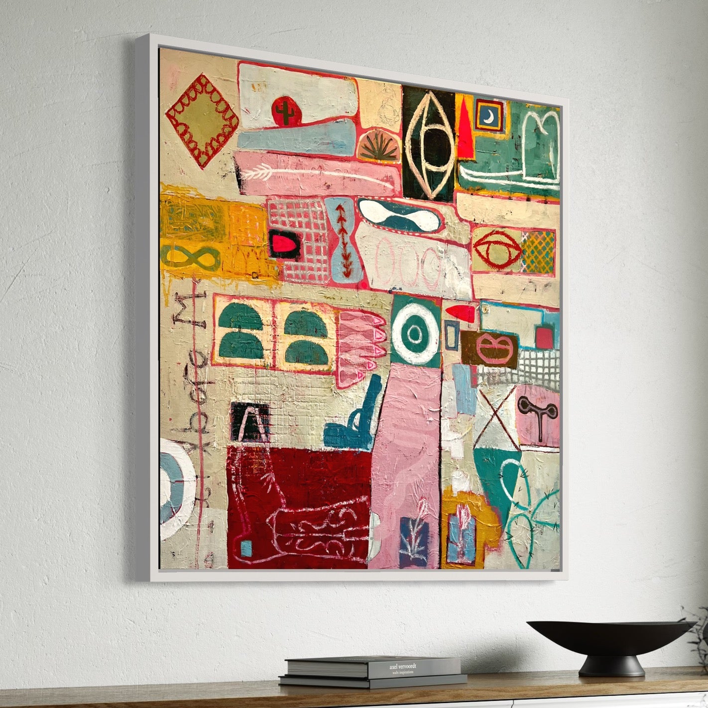 “Marlboro Man Shablam" (36 x 36 in)