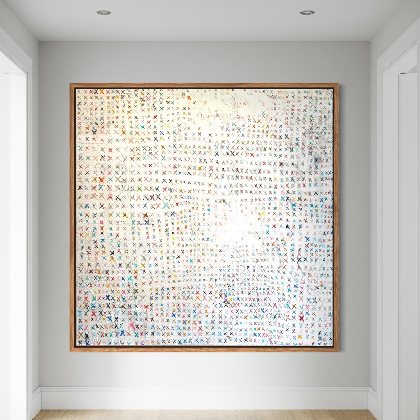 “Everything in Its Wrong Place" (36 x 36 in)