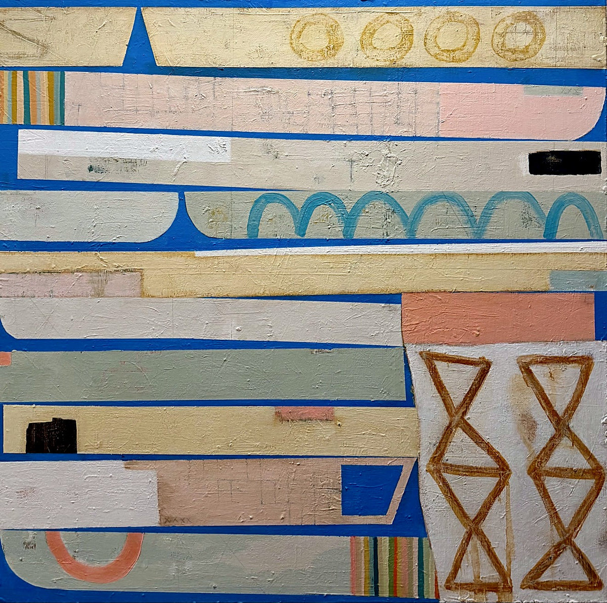 “Sky Lattice" (36 x 36 in)