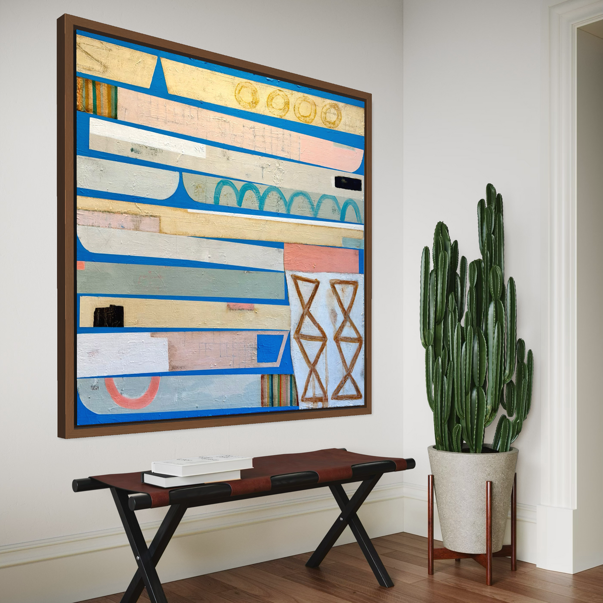 “Earthquake Weather" (36 x 36 in) — view 2