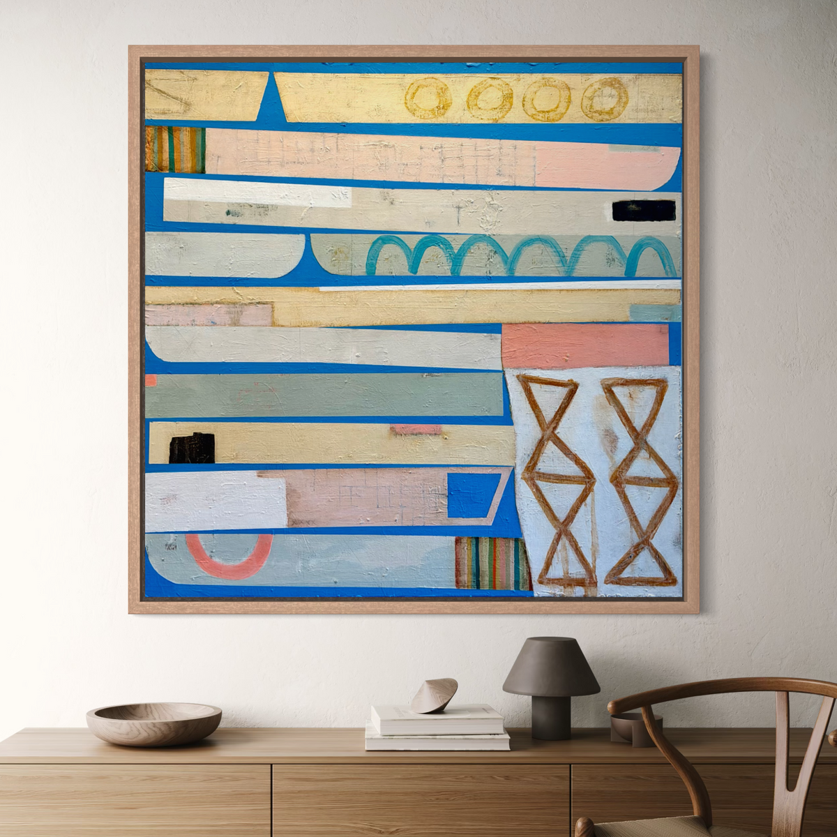 “Earthquake Weather" (36 x 36 in) — view 3