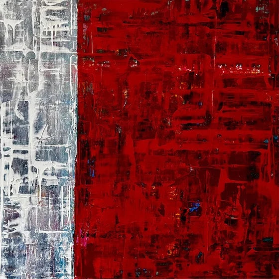 "Hidden Agenda" (36 x 36 in)