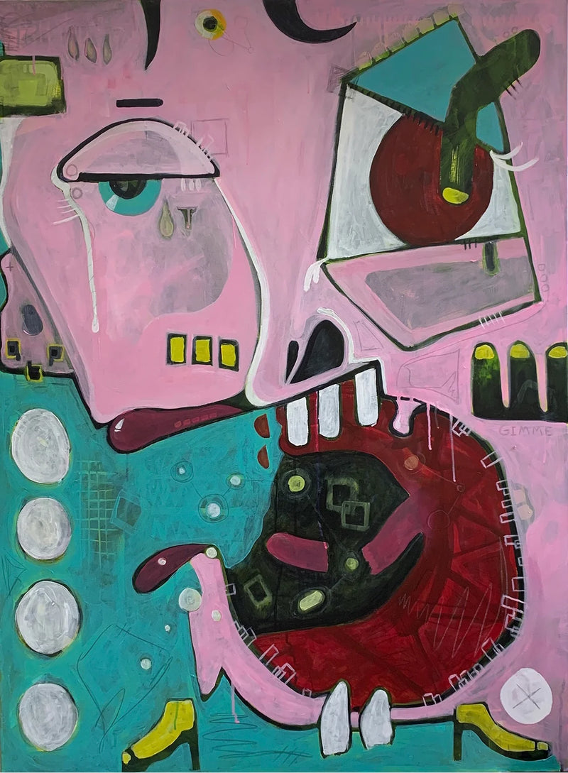 "Gimme" (36 x 48 in)