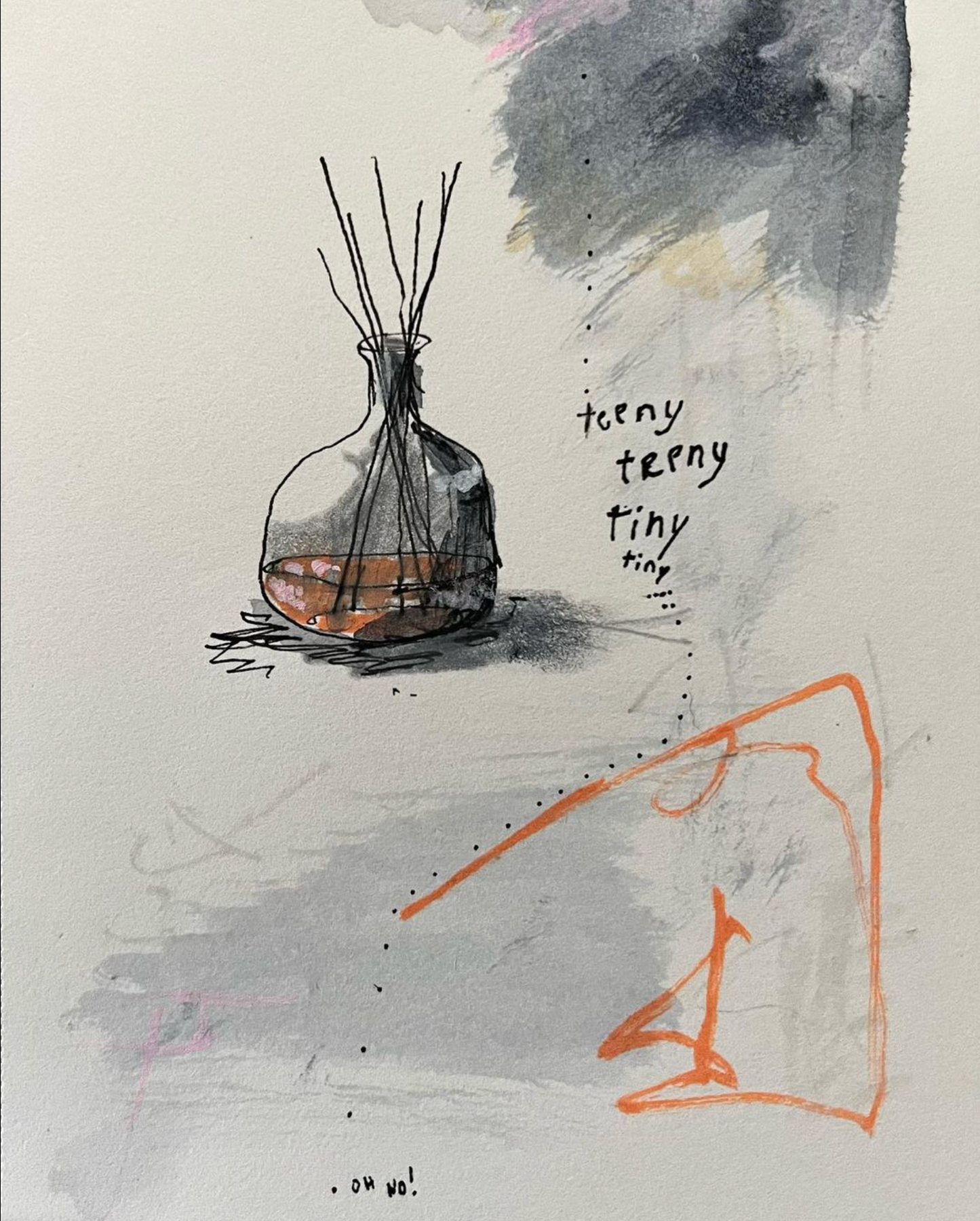 "Teeny Teeny Tiny Tiny" Giclee Print (5.5 x 8.5 in)