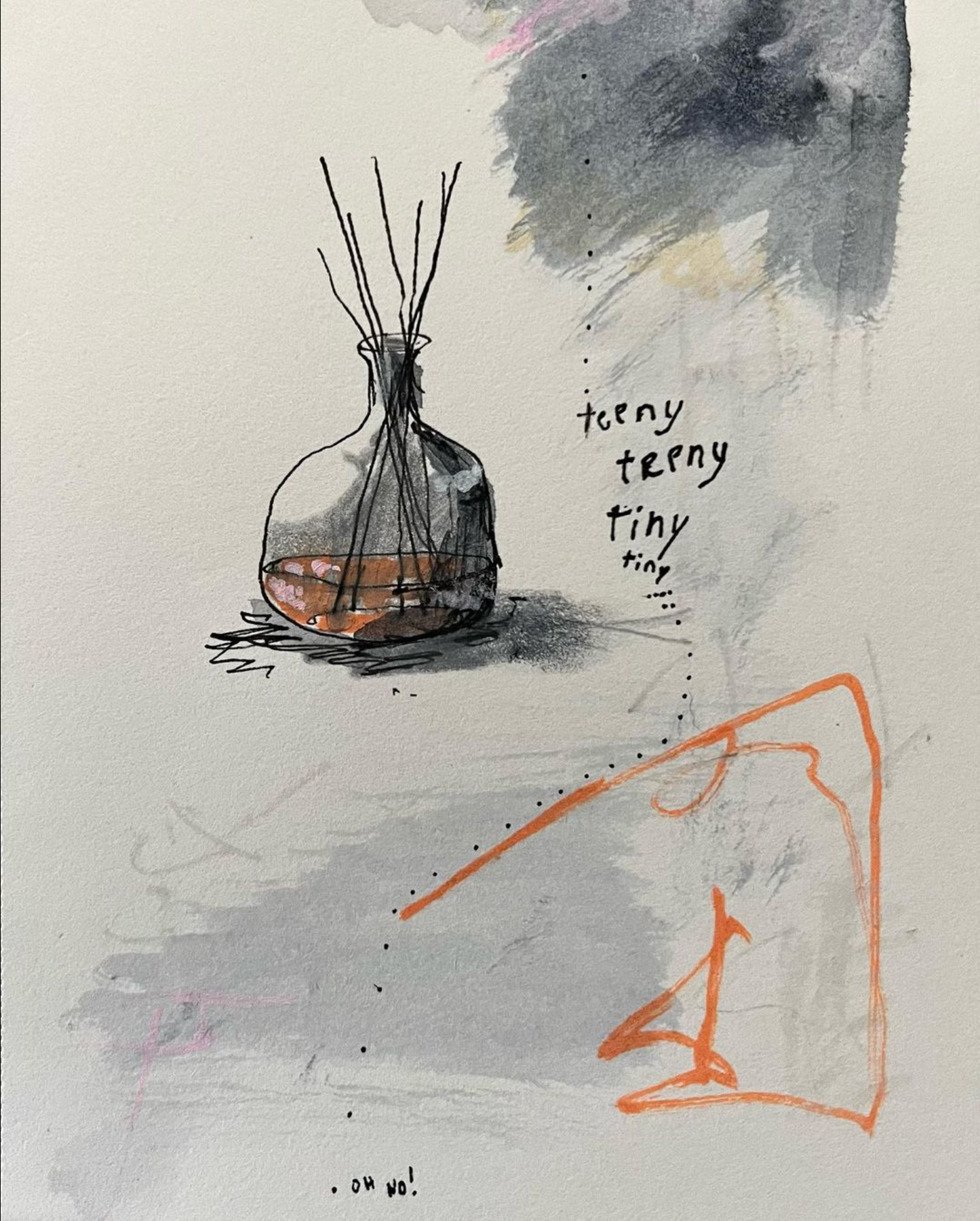 "Teeny Teeny Tiny Tiny" (5.5 x 8.5 in)