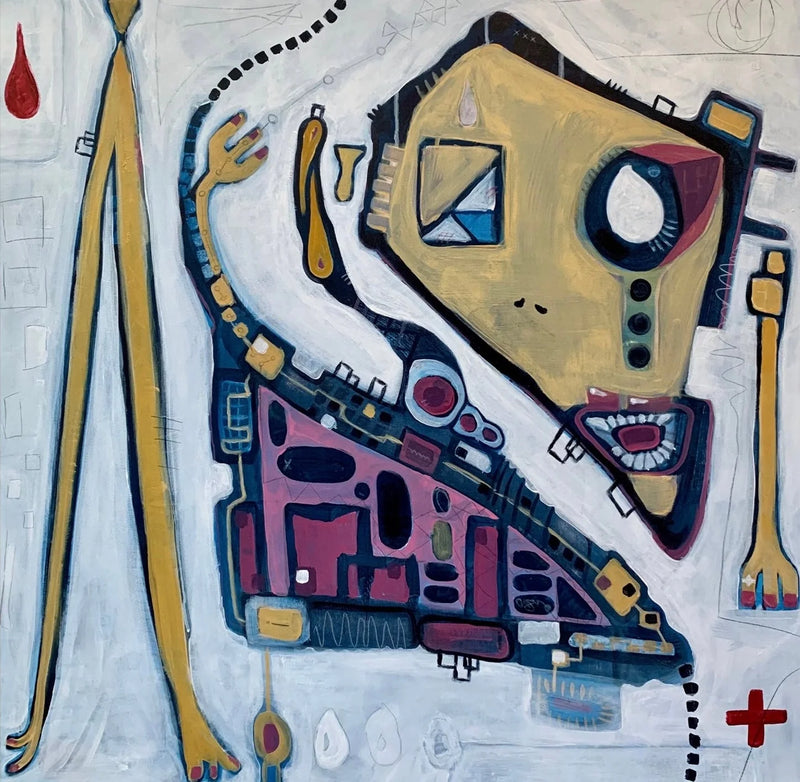"_ Begat _" (30 x 30 in)