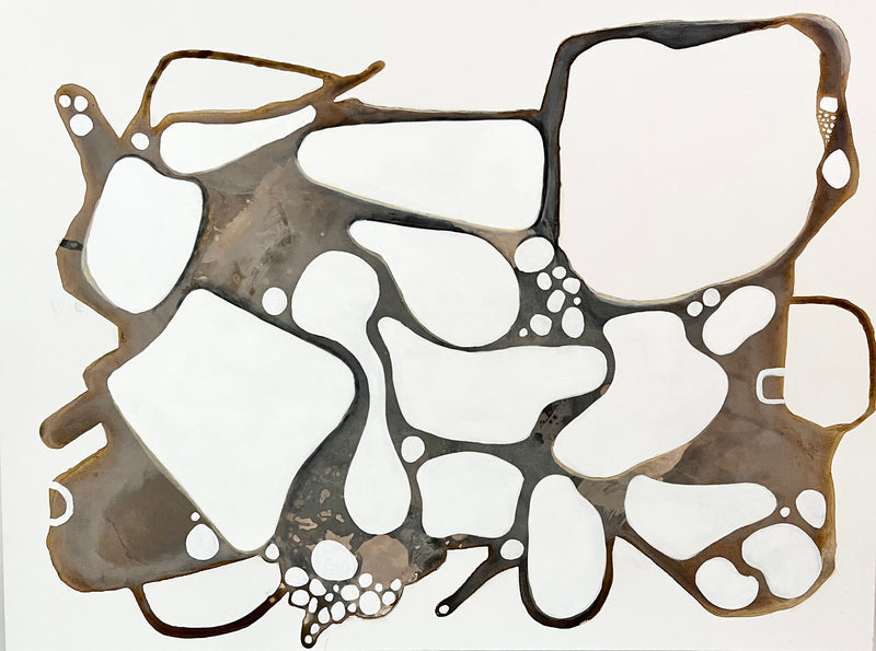 "Ghost Leather" (30 x 40 in)