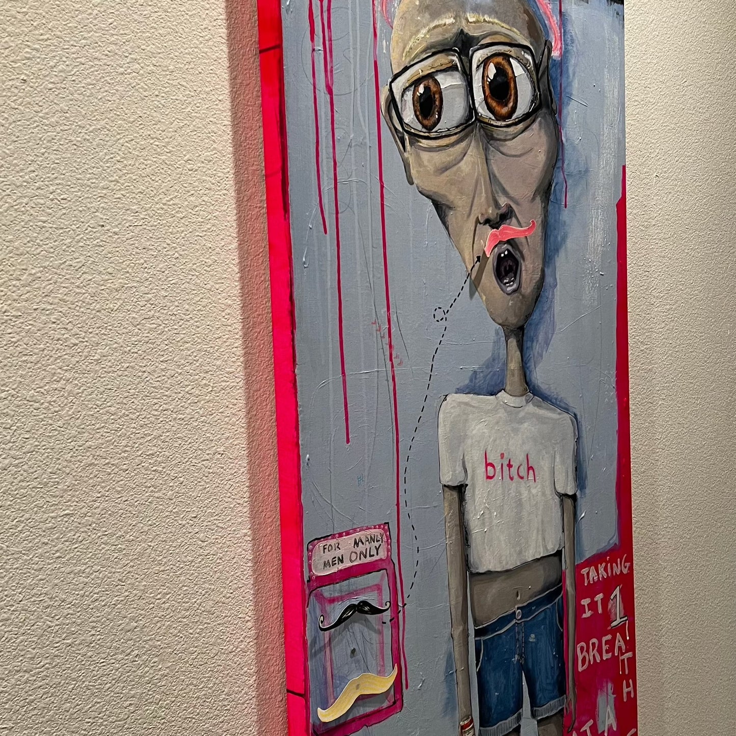 “Randy: Bitch” (24 x 48 in)